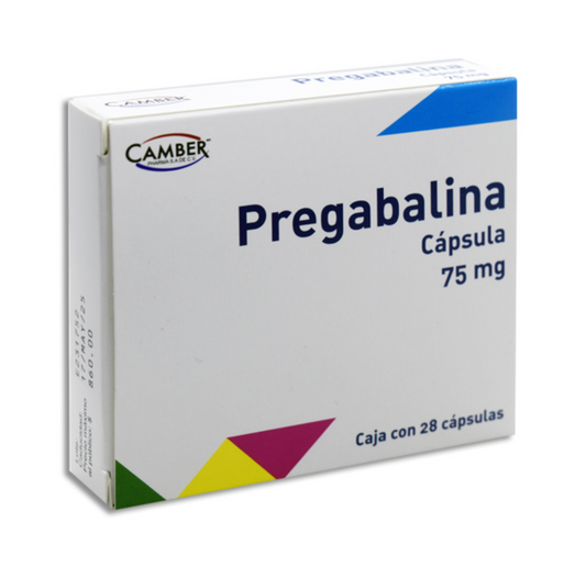 PREGABALINA 75 MG CAMBER  CON 28