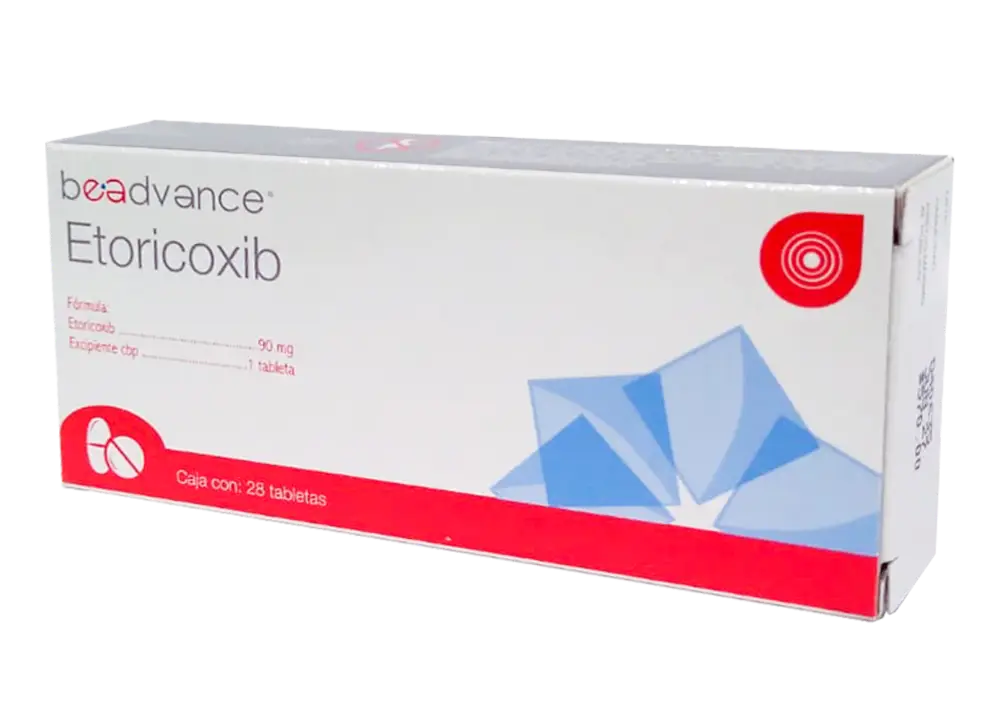 ETORICOXIB BEADVANCE 90 MG CAJ/28 TAB
