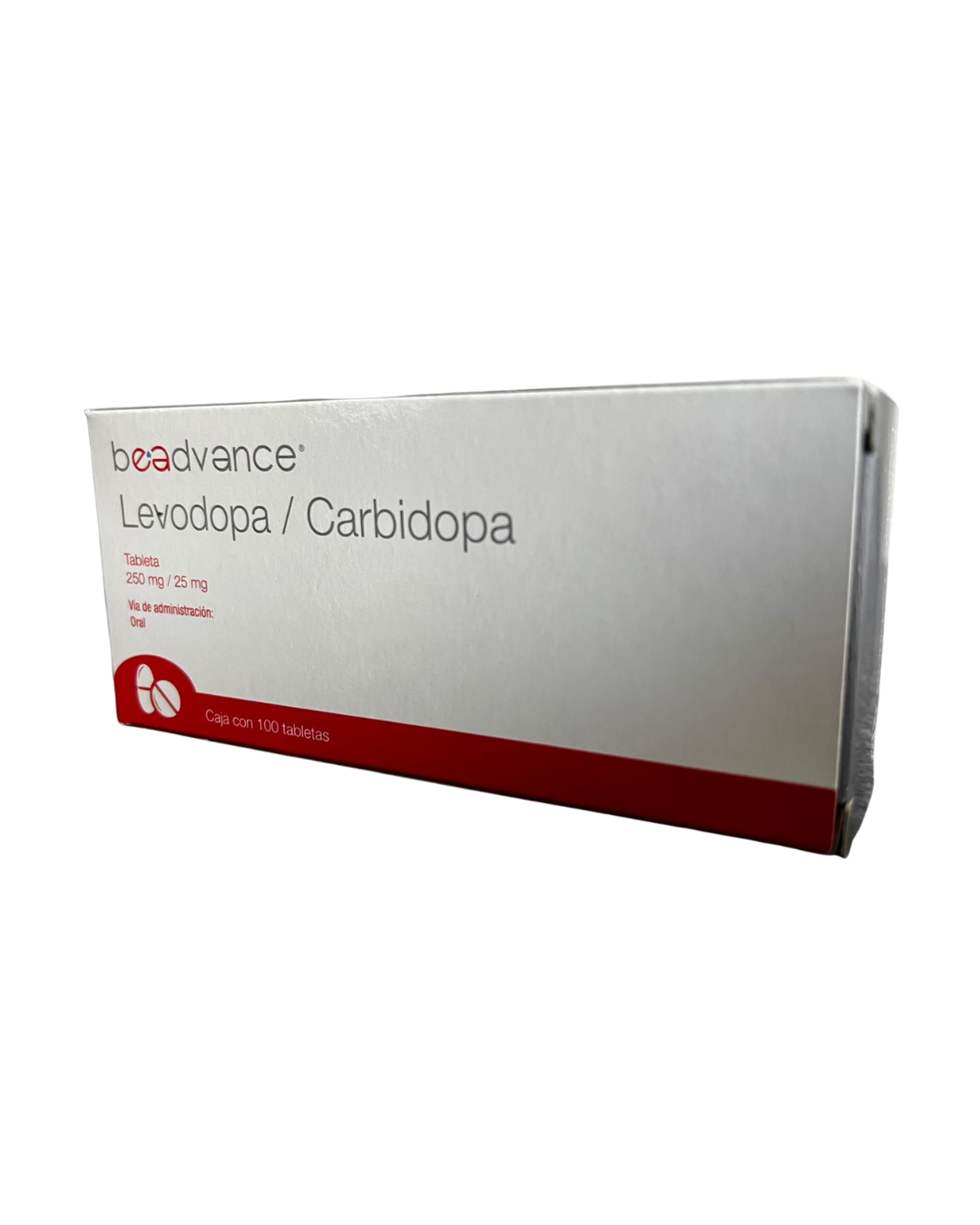 LEVODOPA/CARBIDOPA 250MG/25 MG CAJA CON 100 TABLETAS