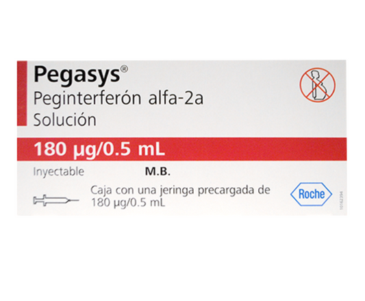 PEGASYS PEGINTERFERON ALFA 180MCG/0.5ML JGP BOX C/1