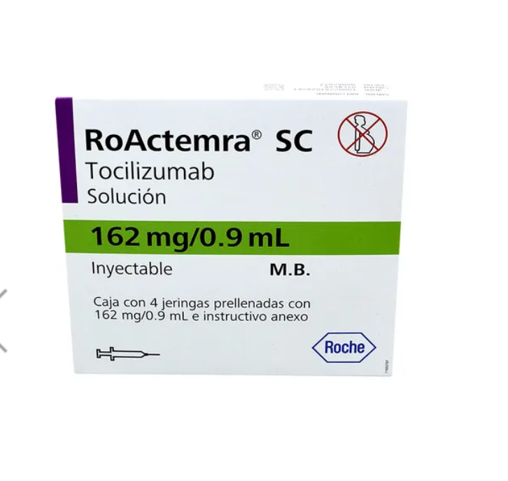 ROACTEMRA SC TOCILIZUMAB 180MG/ML JGP 0.9ML CAJ C/4