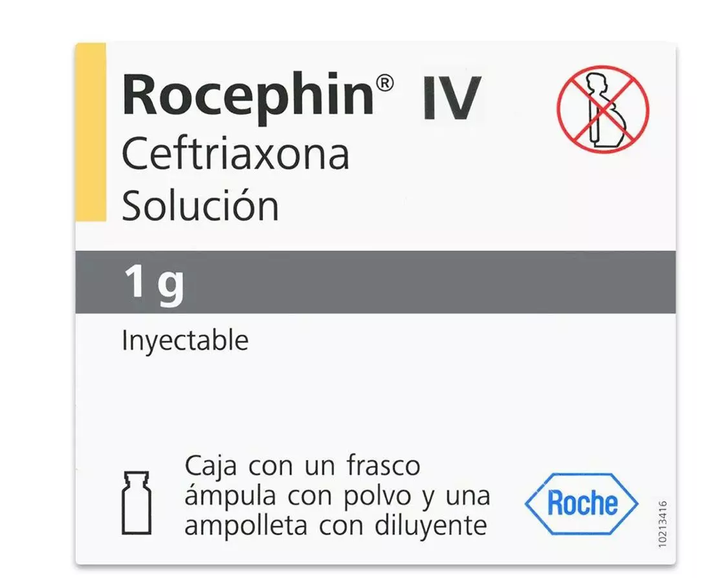 ROCEPHIN IV CEFTRIAXONA 1GR FAM CAJ/1