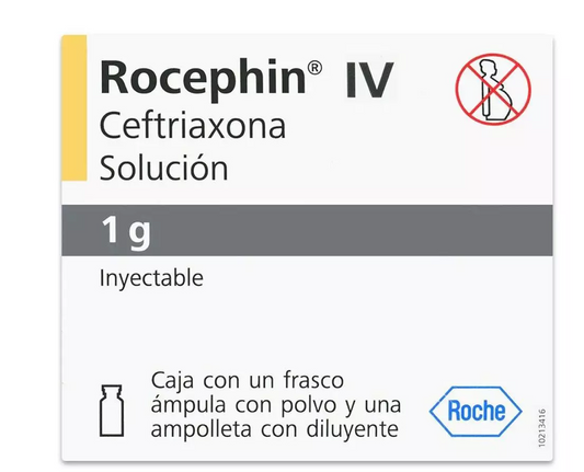 ROCEPHIN IV CEFTRIAXONA 1GR FAM CAJ/1
