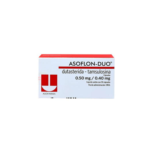 ASOFLON DUO TAMSULOSINA/ DUTASTERIDE 0.4 MG/0.MG CAJ/30