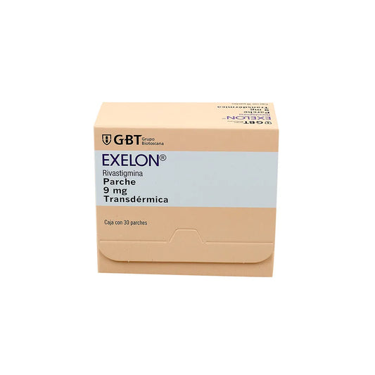 EXELON RIVASTIGMINA 9 MG CAJ/30 PARCHES