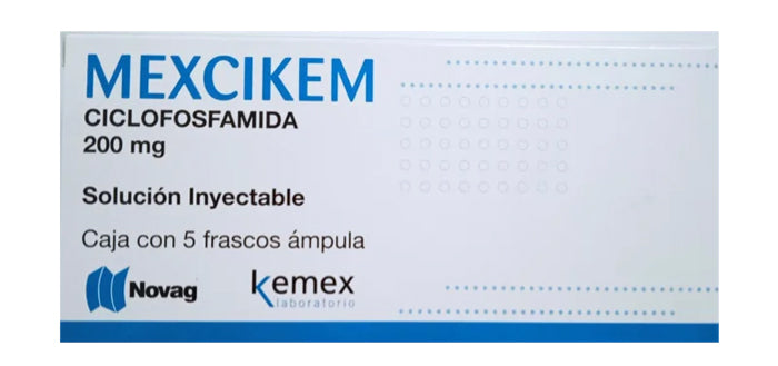Mexcikem Ciclofosfamida 200mg C/5 Frasco