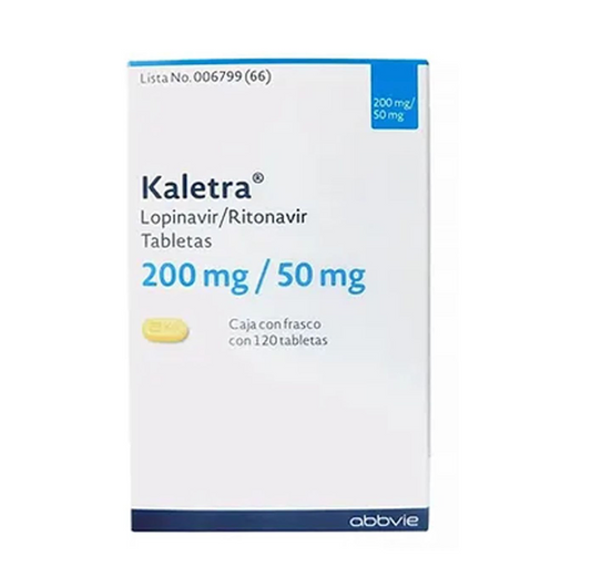 KALETRA LOPINAVIR/RITONAVIR 200/500 TAB MG CAJ/120
