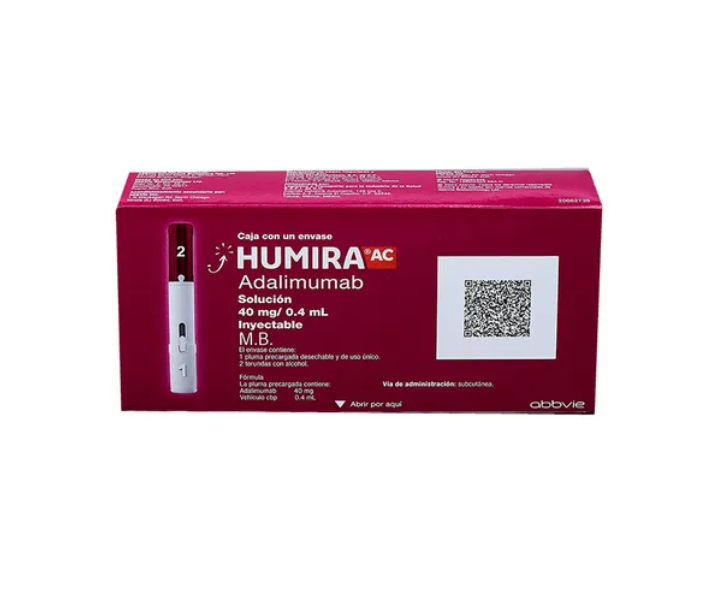 HUMIRA AC ADALIMUMAB 40 MG/0.4 ML 1 JGP AUTOINYECTOR C/0.4 ML
