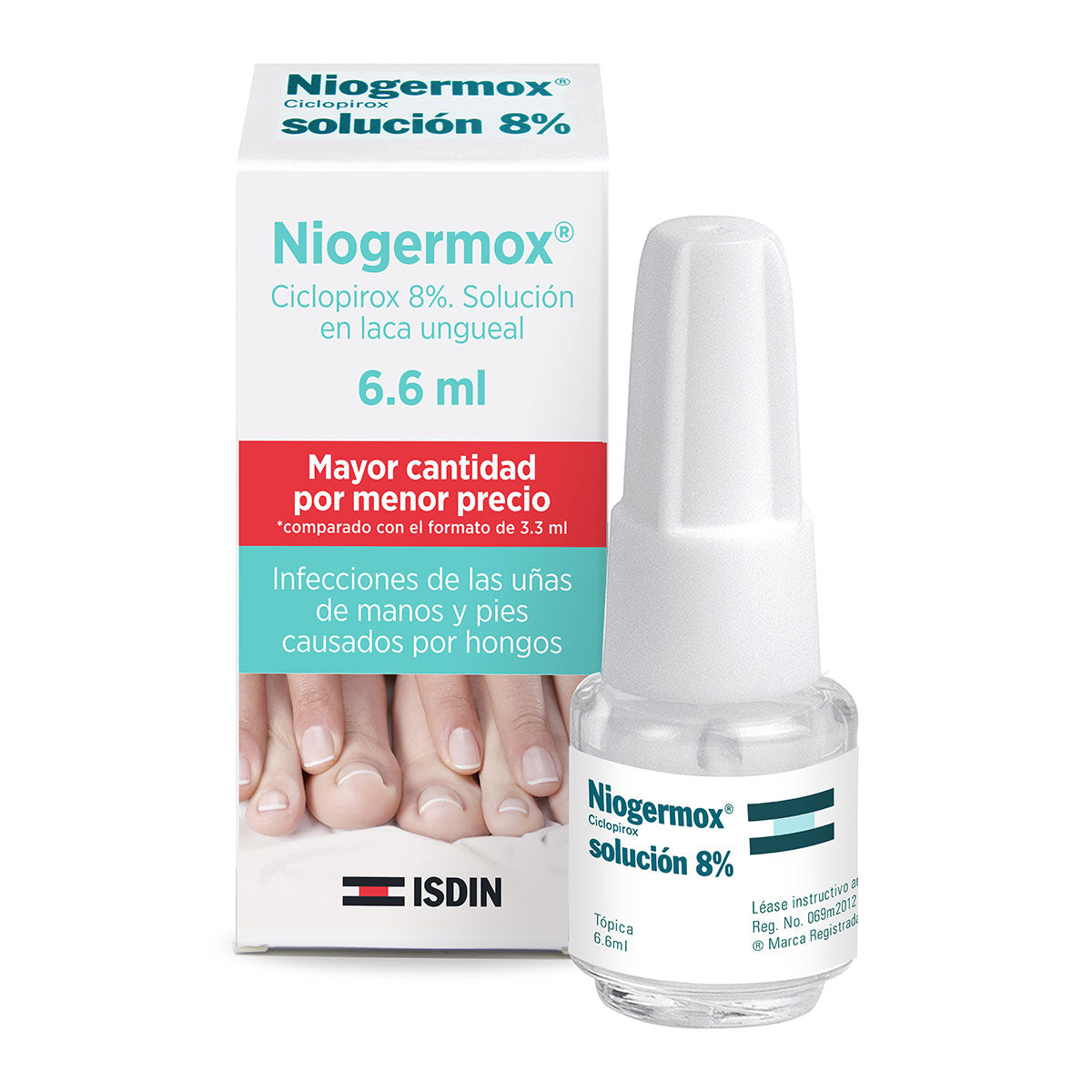 NIOGERMOX 8% SOLUCION 6.6ML