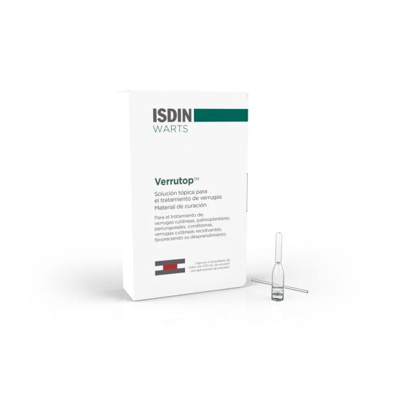 ISDIN VERRUTOP AMPOLLETAS 4X0.10ML