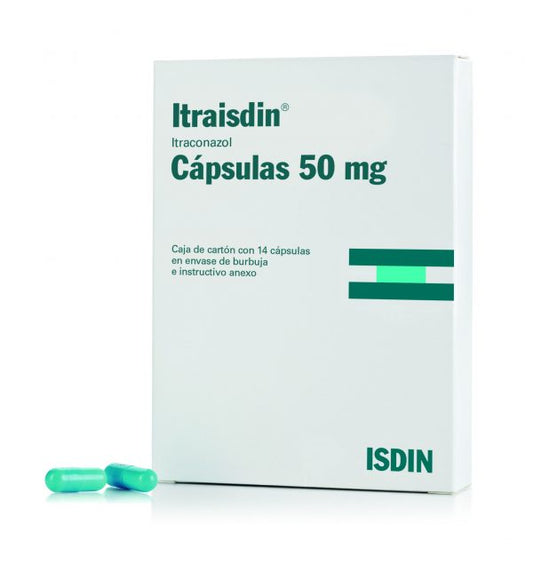 ITRAISDIN 50MG C/14 CAPSULAS