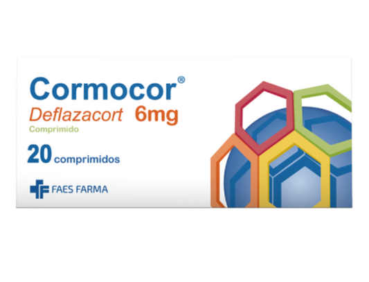 CORMOCOR DEFLAZACORT 6 MG COMP CAJ/20