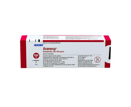 ARANESP DARBEPOETINA ALFA 500MCG/1ML JPRELL CAJ C/1