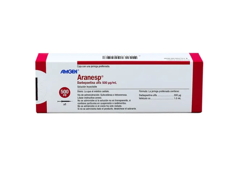 ARANESP DARBEPOETINA ALFA 500MCG/1ML JPRELL CAJ C/1