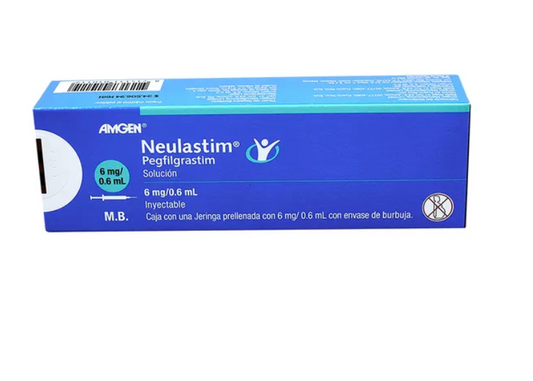NEULASTIM PEGFILGASTRIM 6 MG/0.6 ML JGP CAJ C/1