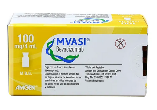 MVASI BEVACIZUMAB 100 MG/ 4 ML SOL FCO AMP CAJ C/1