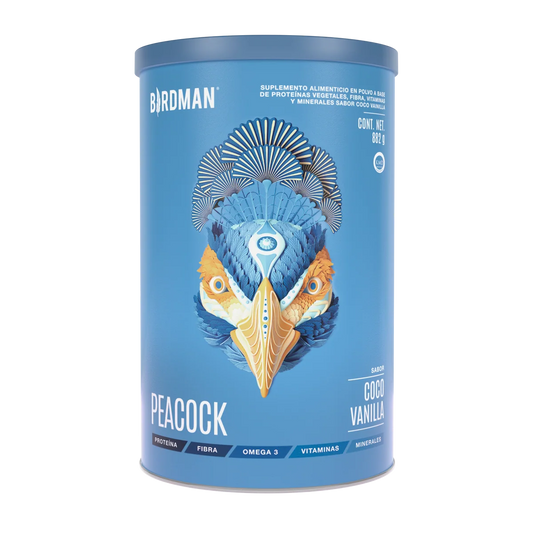 Peacock Plant Meal Proteína en Polvo con 11 Vitaminas & Omega 3 - Vainilla  882 g 882 g