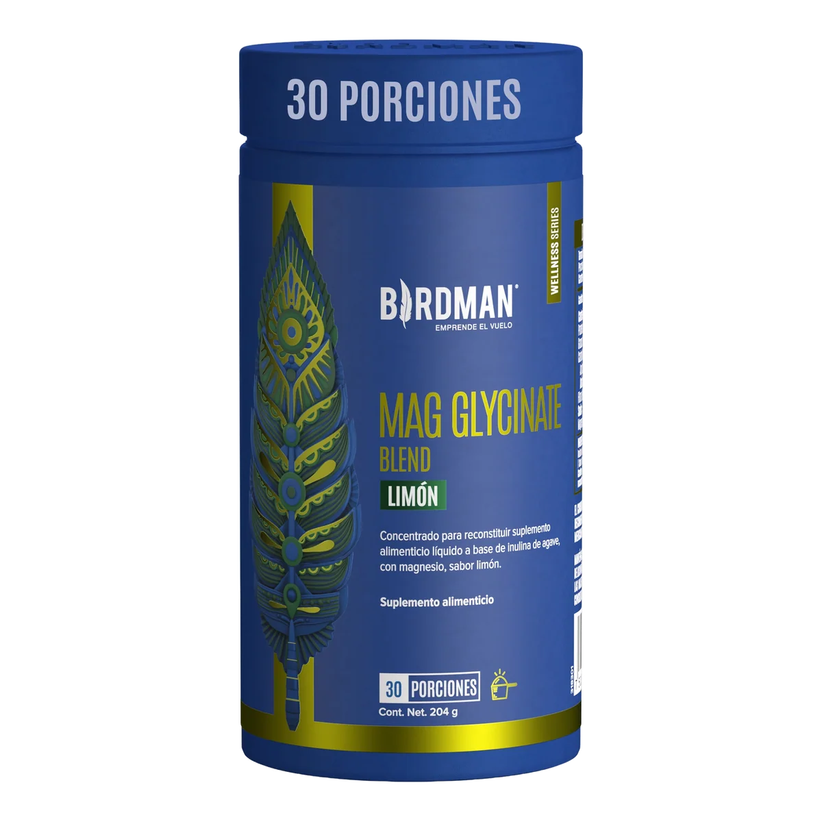 Mag Glycinate Blend - Glicinato y Citrato de Magnesio - Sabor Limón 204 g
