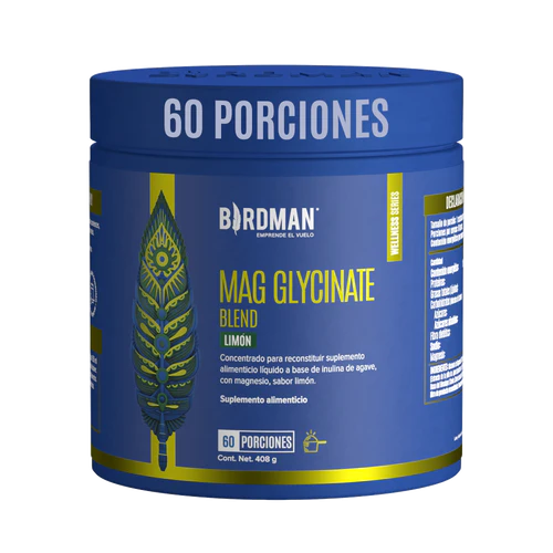 Mag Glycinate Blend - Glicinato y Citrato de Magnesio - Sabor Limón 408 g