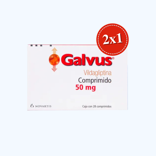 GALVUS VILDAGLIPTINA 50 MG CAJ/28 COMP