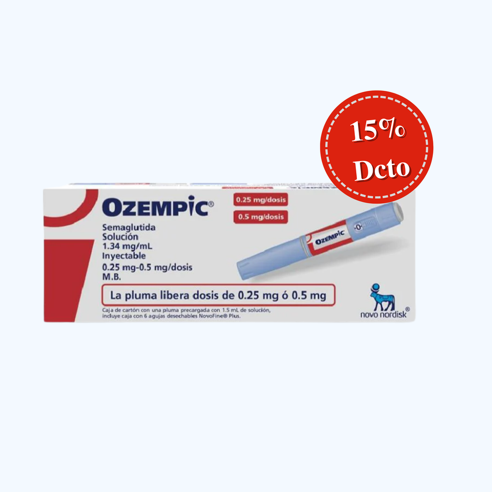 OZEMPIC (SEMAGLUTIDE) 1.34MG/ML BOX WITH 2 ML 1 PREFILLED SYRINGE – Farmacias Hernández Sante