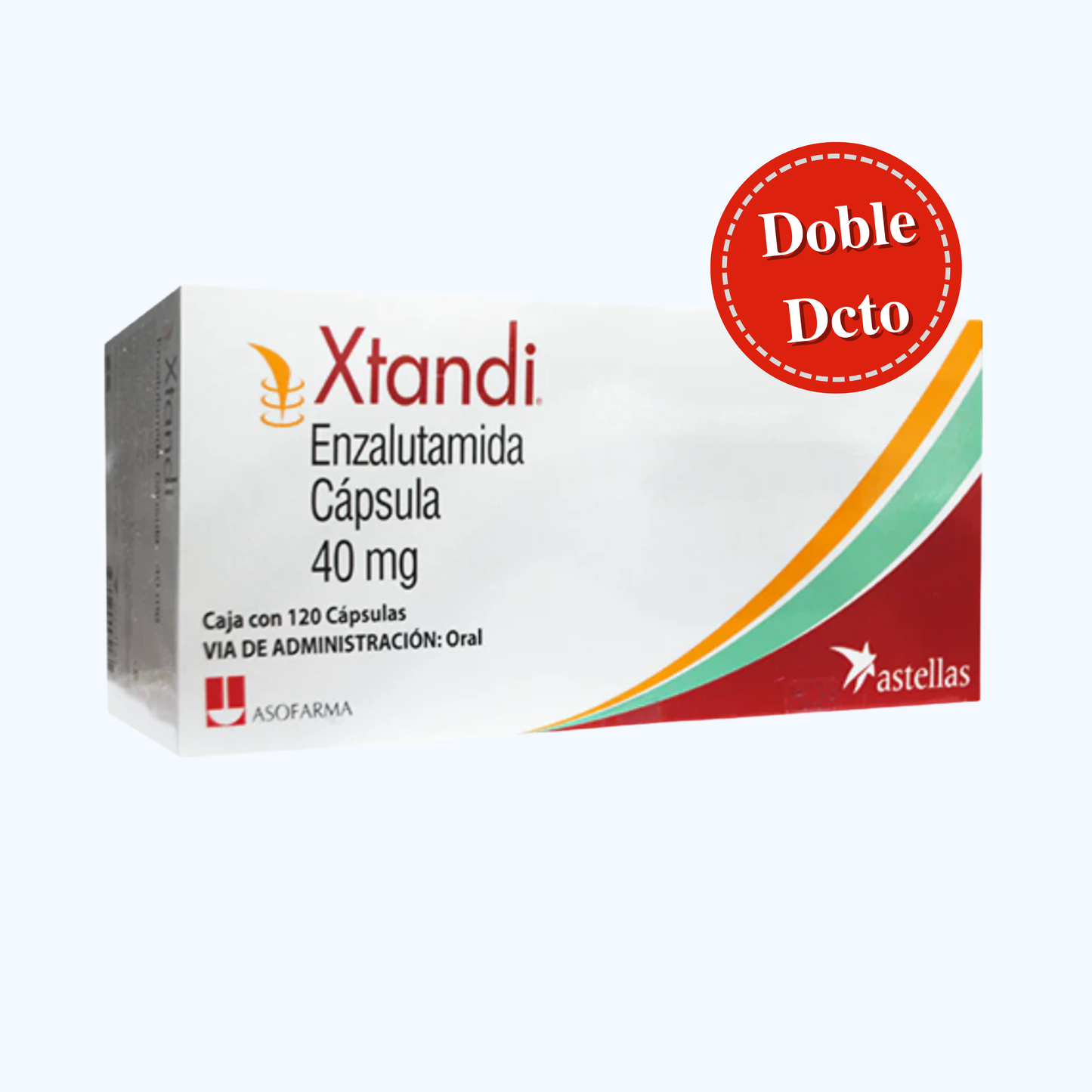 XTANDI ENZALUTAMIDA 40MG CAP CAJ C/120
