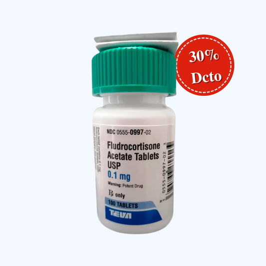 FLUDROCORTISONA 0.1 MG TAB CAJ/100
