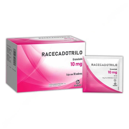 RACECADOTRILO 10 MG CAJ/18 SOBRES
