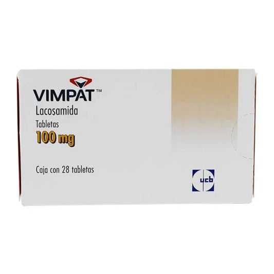 VIMPAT LACOSAMIDA 100MG TAB CAJ C/28