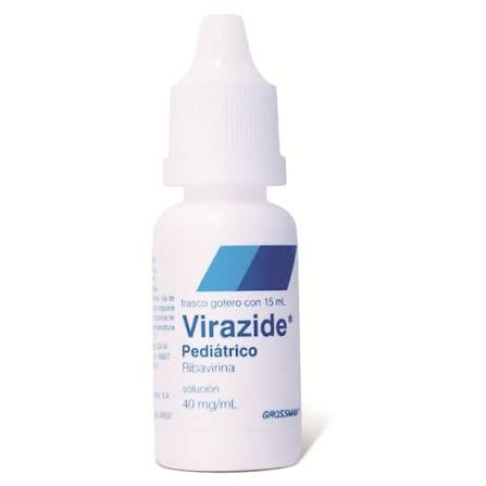 VIRAZIDE SOL. GOTAS PED. RIVABIRINA 40 MG. CAJA C/15 ML.