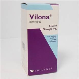 VILONA SOL RIVABIRINA 100MG/ 5 ML CAJ/  120 ML