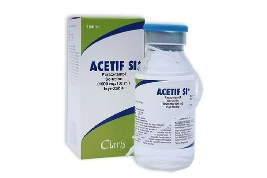 ACETIF PARACETAMOL 1GR/100 ML CAJ/100 M
