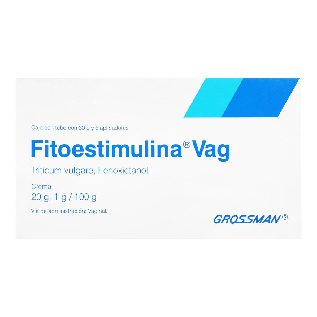 FITOESTIMULINA VAGTriticum vulgare / Fenoxietanol  20 GR/ 1 GR / 100 GR TUBO CON 30 GRS Y 6 APLICADORES